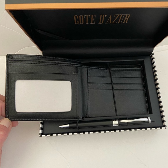 COTE D'AZUR 3 piece set with Watch, Pen & Wallet - Picture 4 of 5